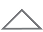Иконка Треугольная форма окна